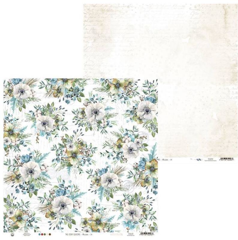 Sada scrapbookových oboustranně potištěných papírů P13 12x12" - The four seasons - Winter