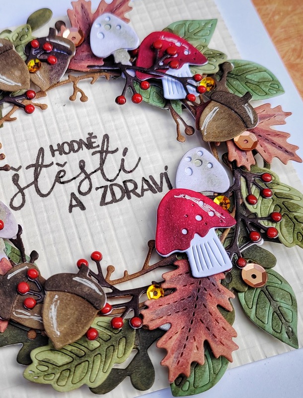 Přání ruční výroba - Podzim 2