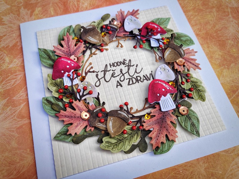 Přání ruční výroba - Podzim 2