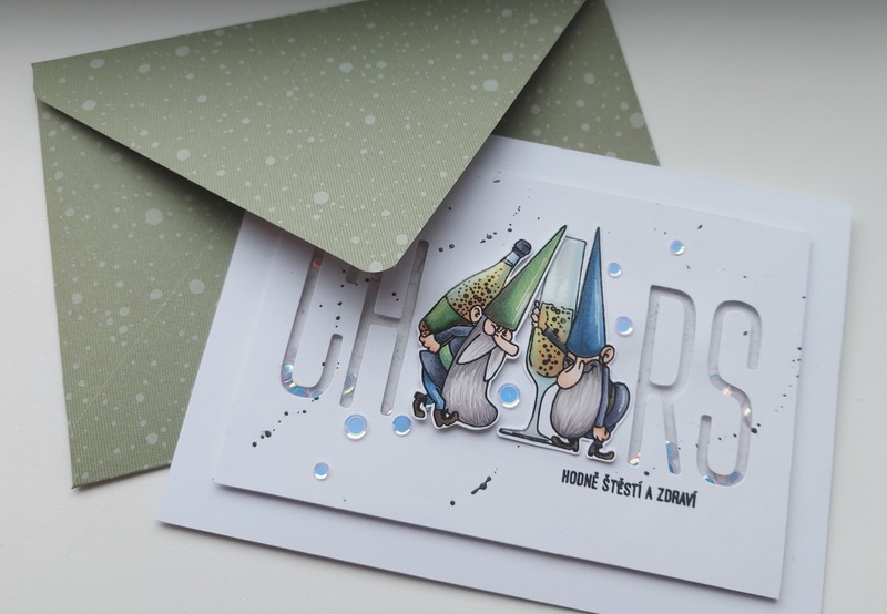 Přání ruční výroba - Opilí skřítci