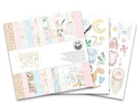 Sada scrapbookových oboustranně potištěných papírů P13 6x6" - Baby Joy - sada 24 listů