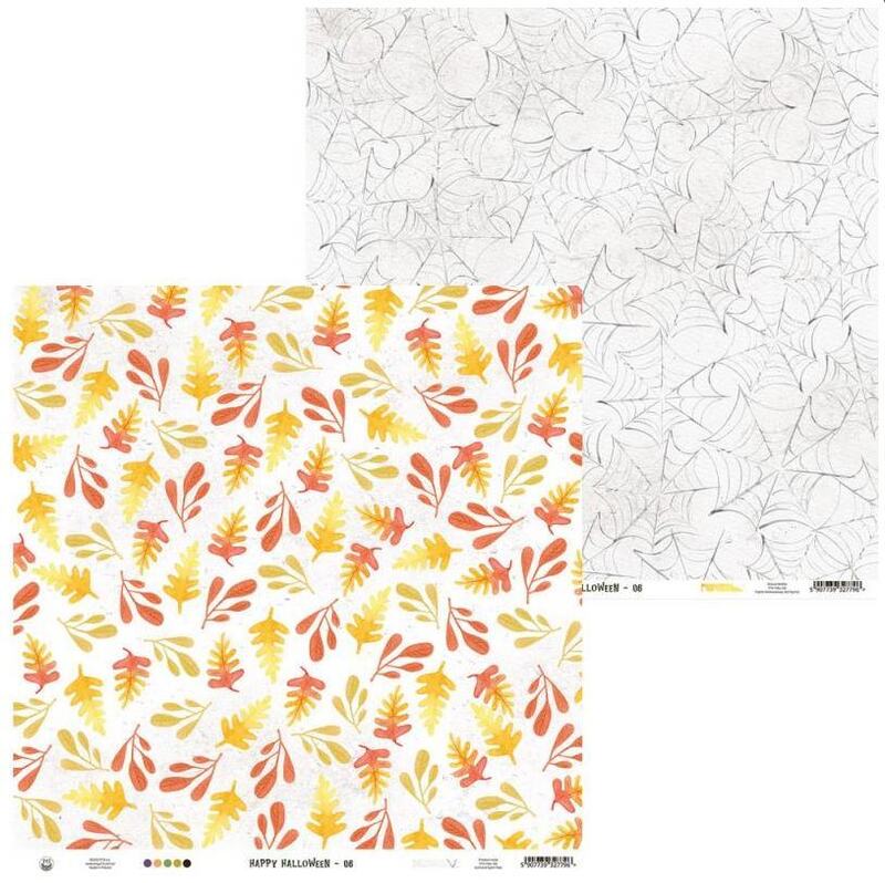 Sada scrapbookových oboustranně potištěných papírů P13 12x12" Happy Halloween - sada 12 listů