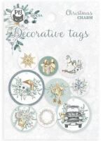 Dekorativní visačky P13 - Christmas Charm - sada 9 ks