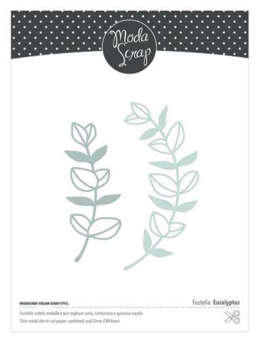 Vyřezávací šablony MODA SCRAP - Eukalyptus - sada 2 ks