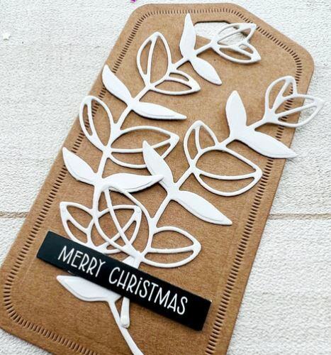 Vyřezávací šablony MODA SCRAP - Eukalyptus - sada 2 ks