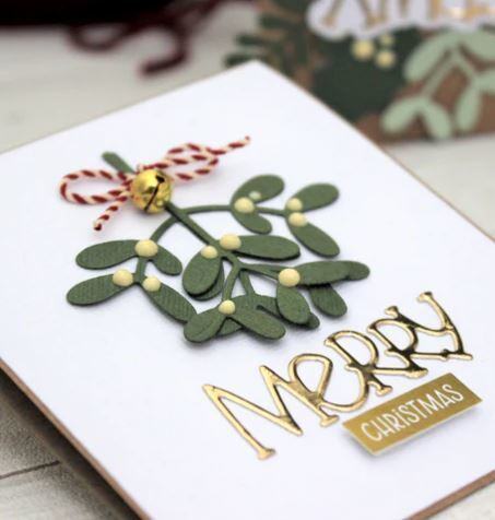 Vyřezávací šablony MODA SCRAP - Vánoční zeleň - sada 5 ks