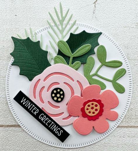 Vyřezávací šablony MODA SCRAP - Vánoční zeleň - sada 5 ks