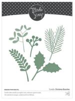 Vyřezávací šablony MODA SCRAP - Vánoční zeleň - sada 5 ks