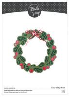 Vyřezávací šablony MODA SCRAP - Vánoční věnec - sada 4 ks