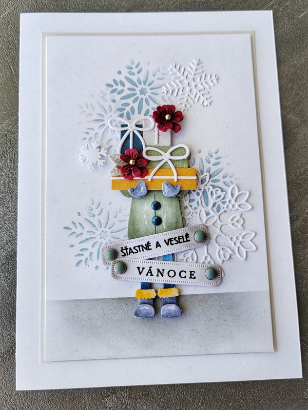 Přání ruční výroba - Ježíšek