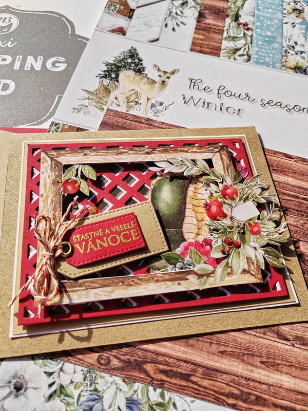 Přání ruční výroba - Vánoční dekor