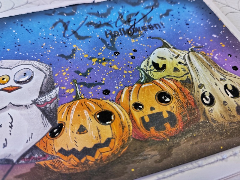 Přání ruční výroba - Halloween 1