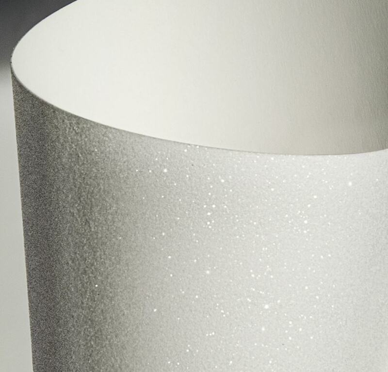 Třpytivý papír A4 210g - bílý