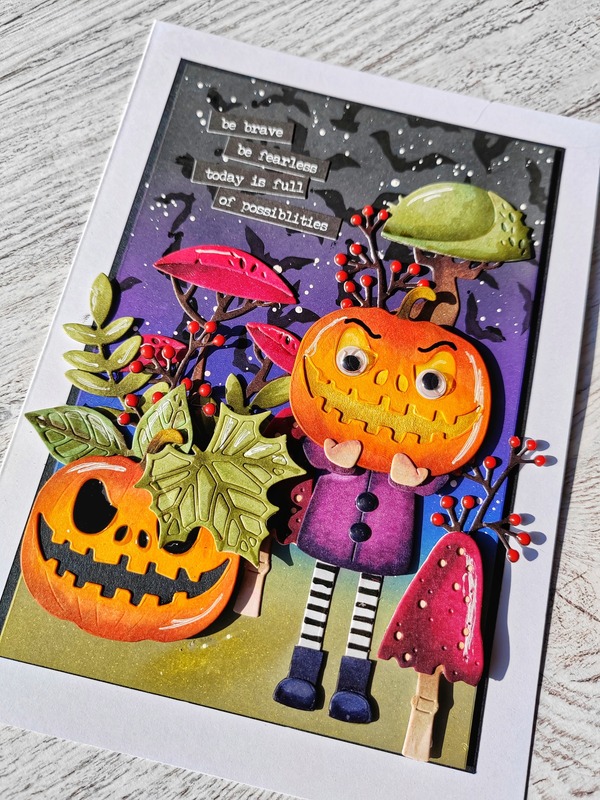 Přání ruční výroba - Halloween 2