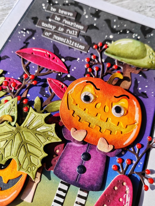 Přání ruční výroba - Halloween 2