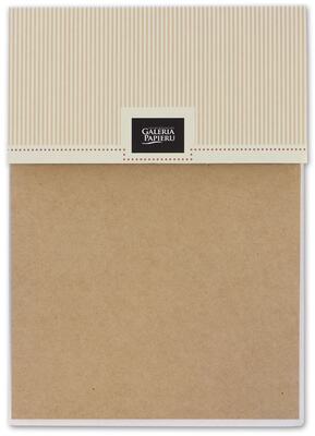 KRAFT samolepicí papír A5 80g - béžový - sada 12 ks