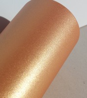 Lesklý papír s perletí A4 220g - měděný