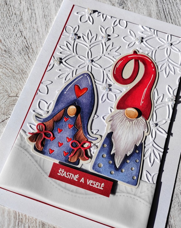 Přání ruční výroba - Skřítci 2