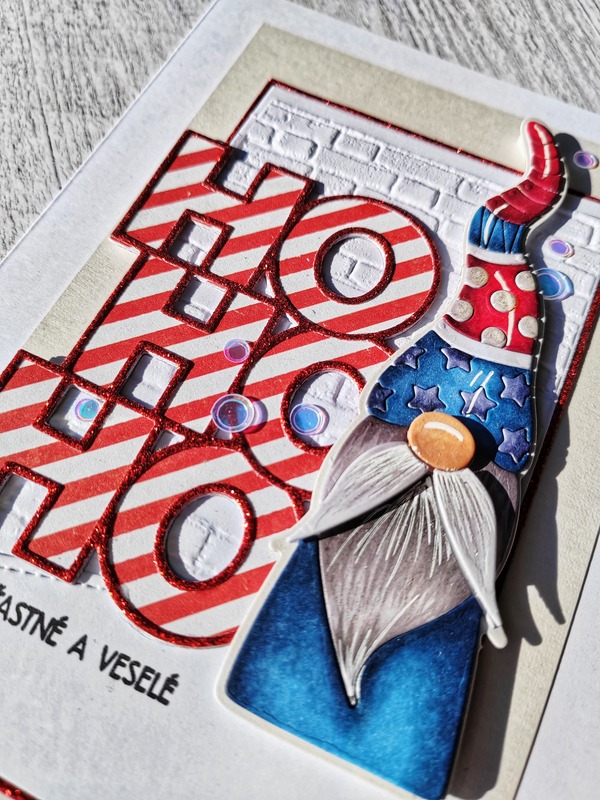 Přání ruční výroba - Skřítek - 1 ks