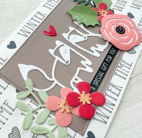 Vyřezávací šablony MODA SCRAP - Winter Friends - sada 10 ks