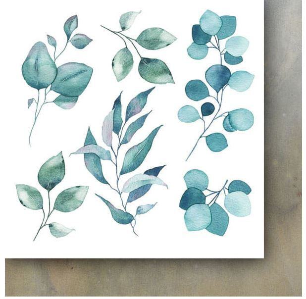 Sada oboustranně potištěných papírů PAPER HEAVEN 6x6" - Deep in the Forest_Flowers - sada 24 listů