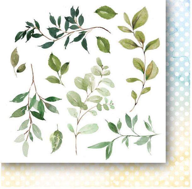 Sada oboustranně potištěných papírů PAPER HEAVEN 6x6" - Petals on the Wind_Flowers - sada 24 listů