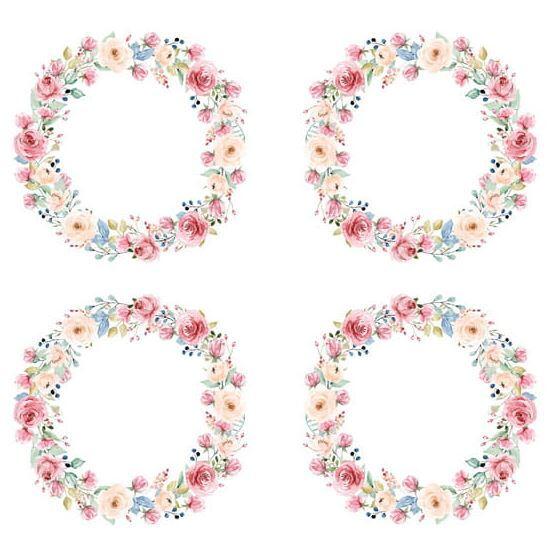 Sada oboustranně potištěných papírů PAPER HEAVEN 6x6" - Petals on the Wind_Flowers - sada 24 listů