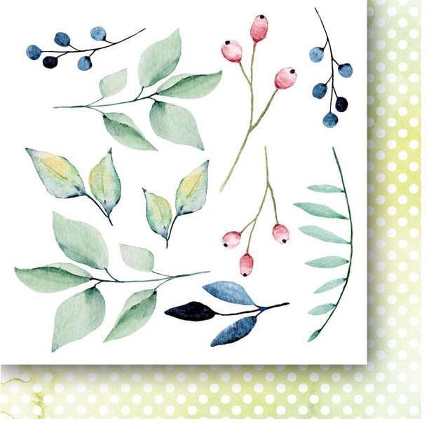 Sada oboustranně potištěných papírů PAPER HEAVEN 6x6" - Petals on the Wind_Flowers - sada 24 listů