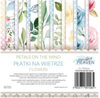 Sada oboustranně potištěných papírů PAPER HEAVEN 6x6" - Petals on the Wind_Flowers - sada 24 listů