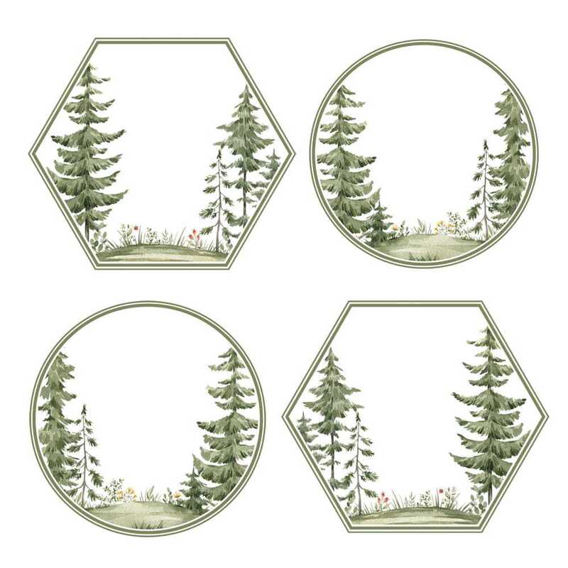 Sada oboustranně potištěných papírů PAPER HEAVEN 6x6" - Born to be wild_Flowers & Elements