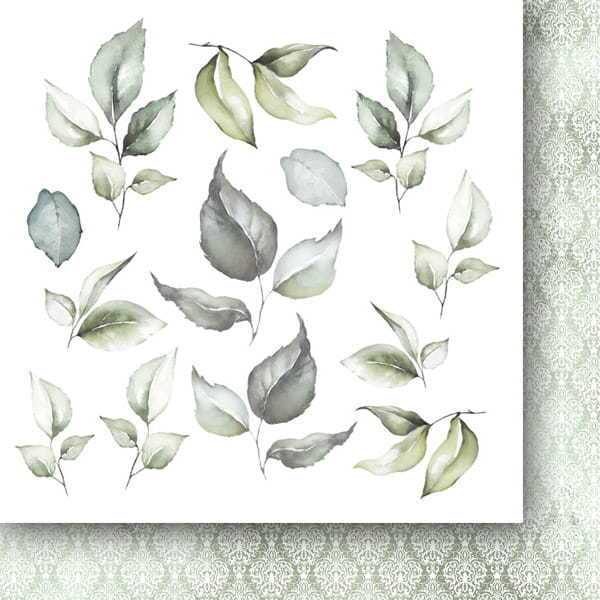 Sada oboustranně potištěných papírů PAPER HEAVEN 6x6" - Woman in gold_Flowers - sada 24 listů