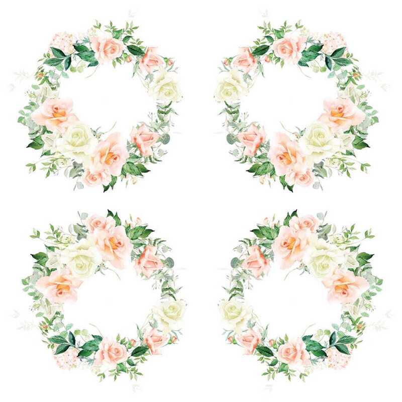 Sada oboustranně potištěných papírů PAPER HEAVEN 6x6" - Nights and Days_Flowers - sada 24 listů