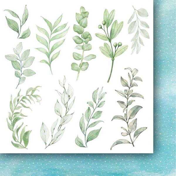 Sada oboustranně potištěných papírů PAPER HEAVEN 6x6" - A Walk in the Clouds_Flowers - sada 24 listů