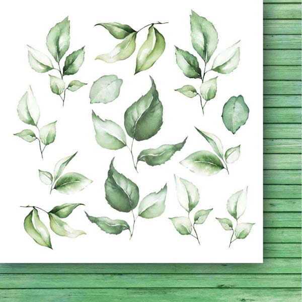 Sada oboustranně potištěných papírů PAPER HEAVEN 6x6" - A Walk in the Clouds_Flowers - sada 24 listů