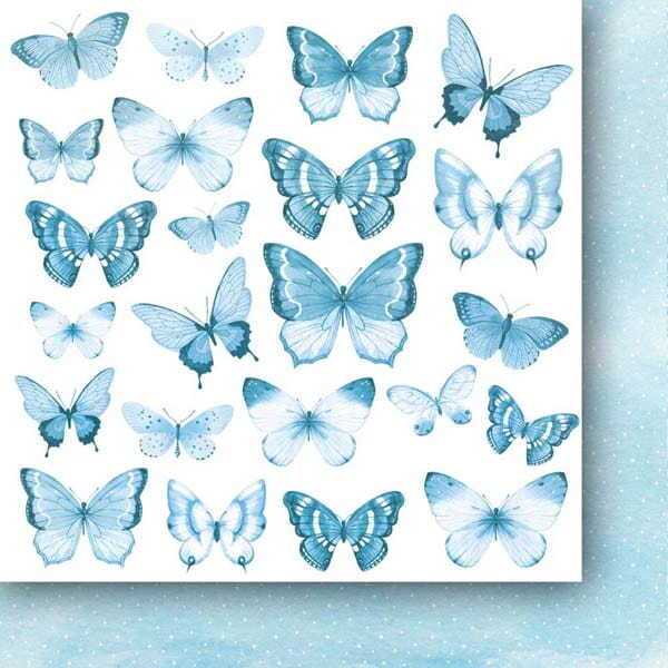 Sada oboustranně potištěných papírů PAPER HEAVEN 6x6" - A Walk in the Clouds_Flowers - sada 24 listů