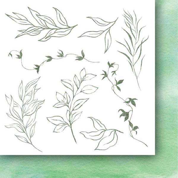 Sada oboustranně potištěných papírů PAPER HEAVEN 6x6" - A Walk in the Clouds_Flowers - sada 24 listů