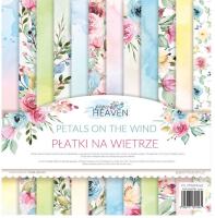Sada oboustranně potištěných papírů PAPER HEAVEN 12x12" - Petals on the Wind - sada 12 listů