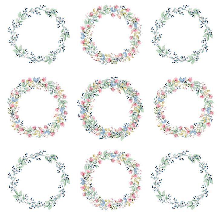 Sada oboustranně potištěných papírů PAPER HEAVEN 12x12" - Petals on the Wind - sada 12 listů