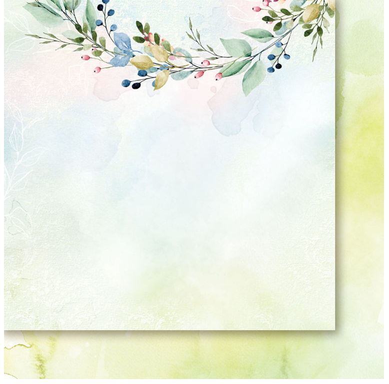 Sada oboustranně potištěných papírů PAPER HEAVEN 12x12" - Petals on the Wind - sada 12 listů