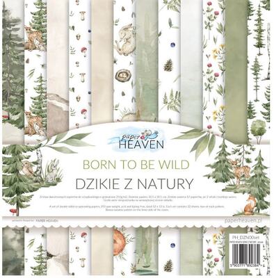Sada oboustranně potištěných papírů PAPER HEAVEN 12x12" - Born to be wild - sada 12 listů