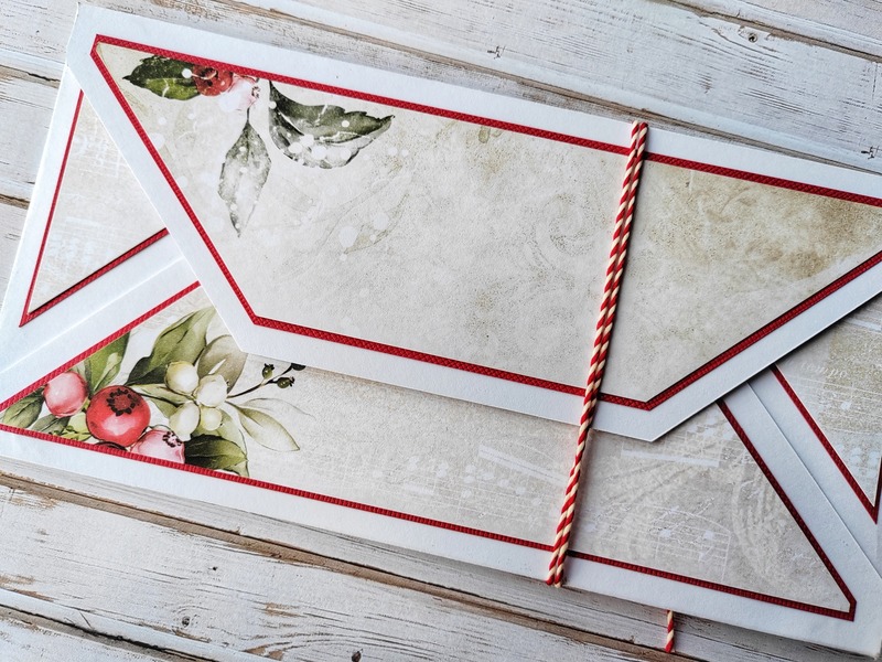 Dárková obálka - Vánoční hvězda