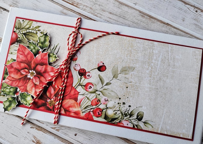 Dárková obálka - Vánoční hvězda