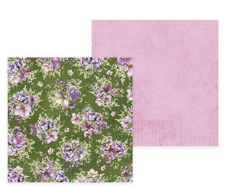 Sada scrapbookových oboustranně potištěných papírů P13 6x6" Secret Garden - sada 24 listů