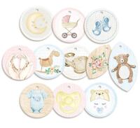 Dekorativní visačky P13 - Baby Joy - sada 11 ks