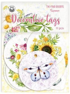 Dekorativní visačky P13 - Summer - sada 11 ks