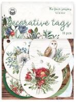 Dekorativní visačky P13 - The four seasons Winter - sada 11 ks