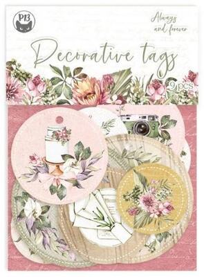 Dekorativní visačky P13 - Always and forever - sada 9 ks